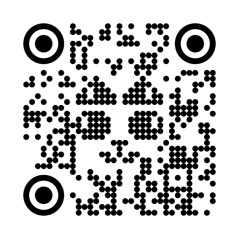Pixel art rendered as a fully scannable QR code — it points at this page